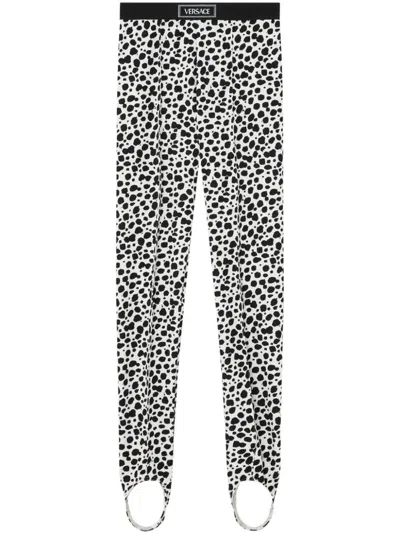 Versace Dalmatian Legging Fuseau In Imprimer