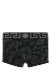 Versace Men Printed Stretch Cotton Boxer