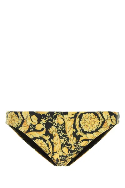 Versace Printed Stretch Polyester Slip Brief