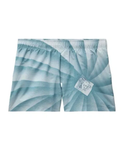 Versace Printed Swim Shorts In Multi