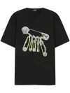 Versace Pop Pin Printed Sweatshirt In Black  