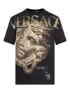 Versace Shadow Of The Medusa T Shirt In Black
