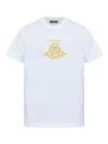 Versace Hall Of Heroes Crest Graphic T-shirt In White