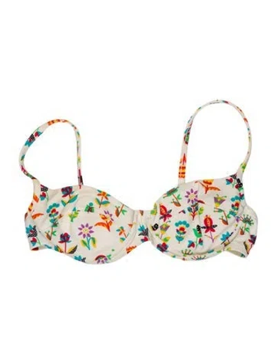 Pre-owned Versace Printed Top In Multi