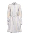 Versace Foulard Print Silk Twill Mini Dress