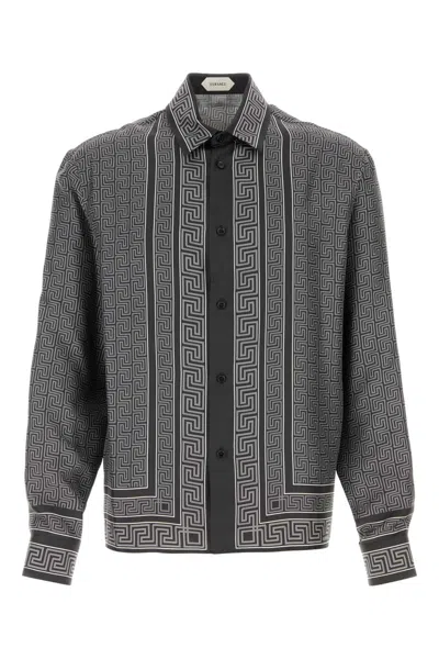 Versace Printed Twill Shirt