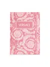 Versace Project Barocco Notebook In Pink