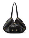 Versace Protea Shoulder Bag In Black