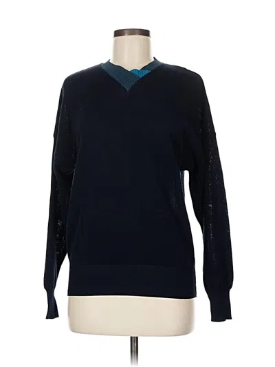 Pre-owned Versace Pullover Sweater In Blue