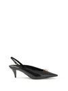 Versace Medusa-head Pointed-toe Mules In Black