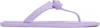 Versace Purple Gianni Ribbon Flip-flops In 1li5v-dusty Lavender