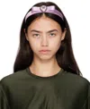 Versace Purple Gianni Ribbon Headband