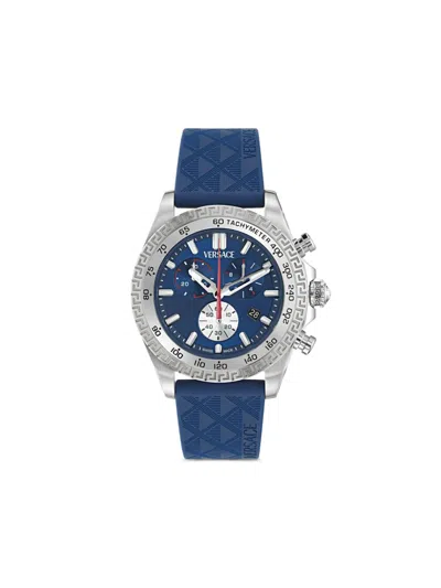 Versace Quartz 45mm In 蓝色