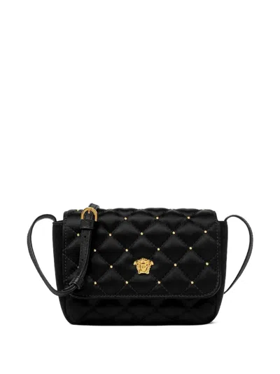 Versace Kids' Quilted Crossbody Bag In Red