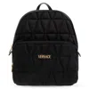 Versace Logo-lettering Backpack In Multi