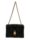 Versace Quilted Shoulder Bag Kleio In Black