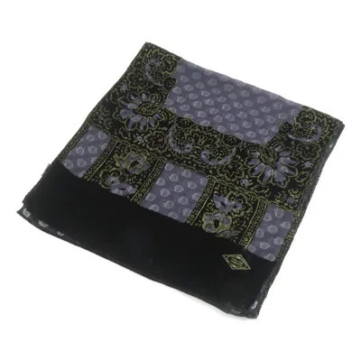 Pre-owned Versace Rayon Silk Stole () In Black