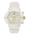 Versace Real Active Chrono Silicone Watch In Neutral