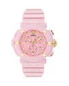 Versace Real Active Chronograph Watch, 45mm In Pink/pink