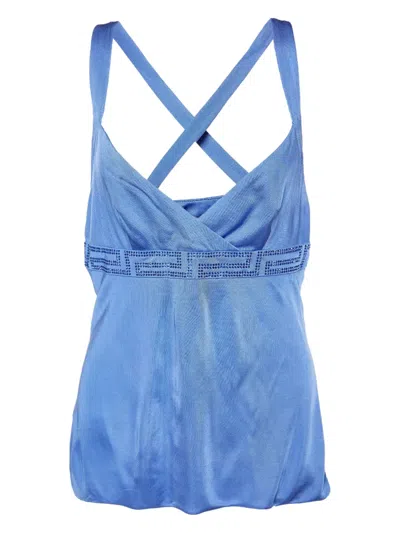 Pre-owned Versace Rear Criss-cross Straps Top