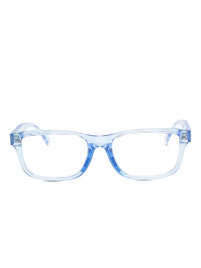 Versace Kids' Rectangle-frame Glasses In Black