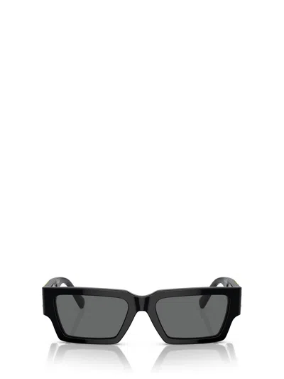 VERSACE RECTANGLE FRAME SUNGLASSES