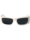 Versace Rectangle-frame Sunglasses In White