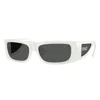 Versace Full Frame Sunglasses In White