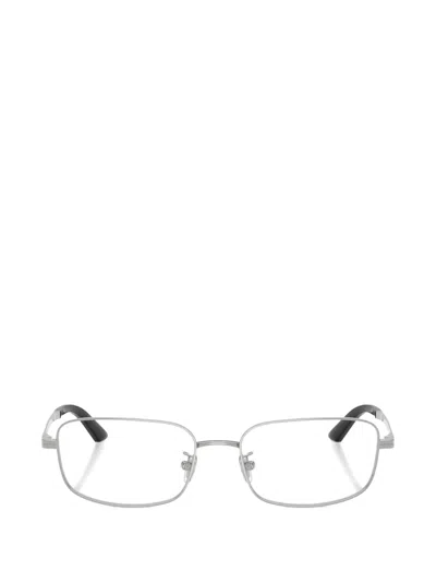 Versace Rectangle-frame Glasses In 실버 톤