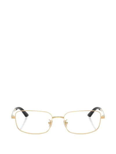 Versace Rectangle-frame Glasses In 골드 톤