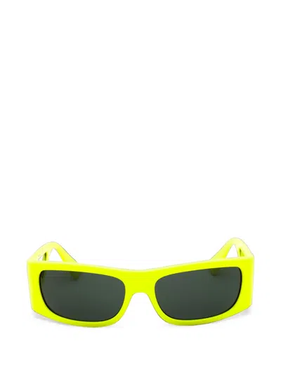 Versace 0ve4482 Rectangular Sunglasses In Yellow