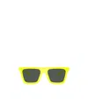Versace Rectangular Frame Sunglasses In Black