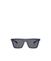 Versace Rectangular Frame Sunglasses In Gray