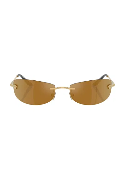 VERSACE RECTANGULAR SUNGLASSES
