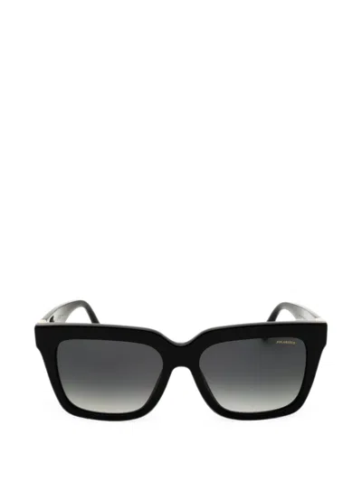 Versace Rectangular-frame Sunglasses In Black