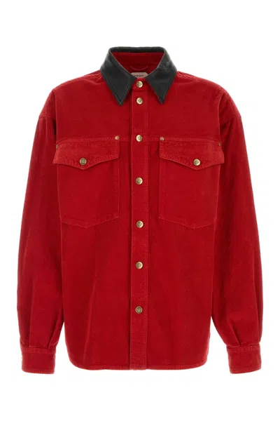 Versace Shirt Men Color Red