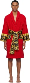 Versace Unisex Barocco Sleeve Robe
