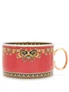 Versace Medusa Ceramic Tea Cup In Red