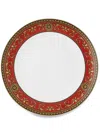 Versace Red Medusa Dinner Plate In Rot