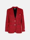 VERSACE RED WOOL BLEND BLAZER