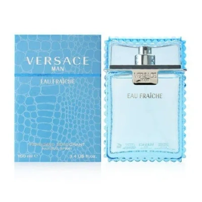 Versace Refreshing Men's Eau De Toilette Spray - 3.4 oz In Transparent