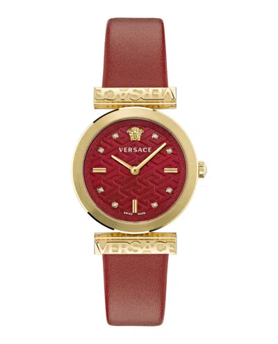 Versace Regalia Diamond Watch In Multi