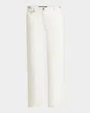Versace Regen Extreme Bleached Denim Kickflare Ankle Pants In Multi