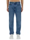 Versace Men Regular Fit Jeans In Blue