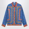 Versace Regular Printed Silk Twill Shirt