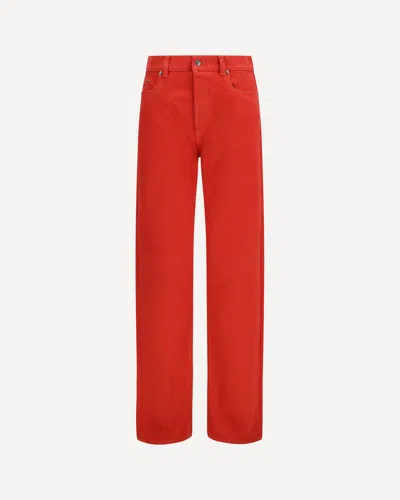 Versace Regular-fit Cotton Denim Jeans In Red