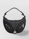 VERSACE REPEAT SMALL LEATHER SHOULDER BAG