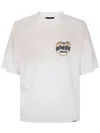 Represent Cotton T-shirt With Distressed Effect In White