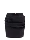 Versace Responsible Wool Mini Skirt With Medusa Detail