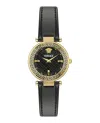 Versace Swiss Made Yellow Gold In Black